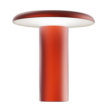 Takku kannettava pöytälamppu 19 cm - Anodisoitu punainen - Artemide