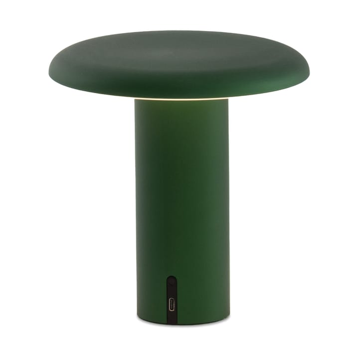 Takku kannettava pöytälamppu 19 cm - Anodisoitu vihreä - Artemide