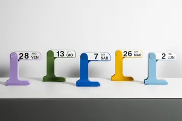 Timor ikuisuuskalenteri - Keltainen - Artemide