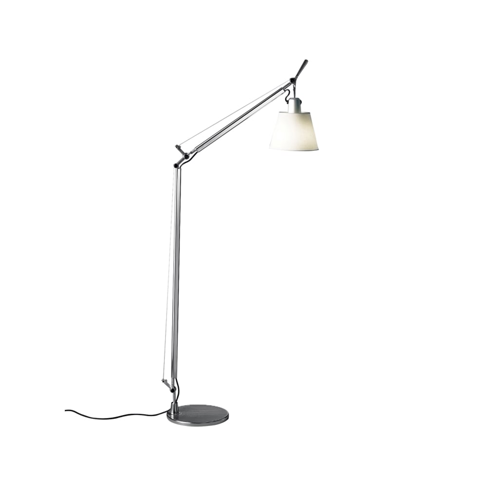 Artemide Tolomeo Basculante lukuvalaisin silkki | Skandinaavinen Sisustus | Lattiavalaisimet | Harmaa