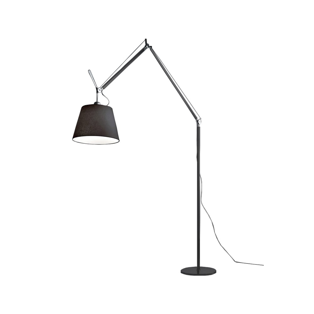 Artemide Tolomeo Mega lattiavalaisin musta-musta, 42cm