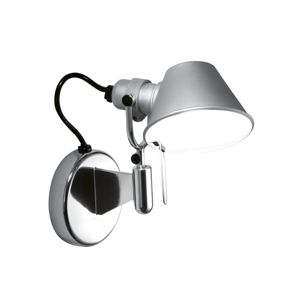 Artemide Tolomeo Micro Faretto seinävalaisin alumiini, ilman on-off-painiketta