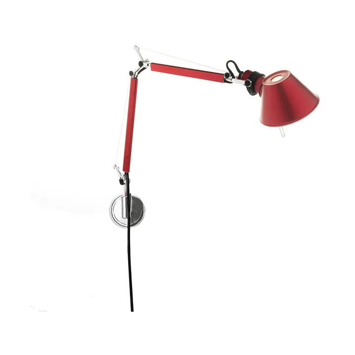 Tolomeo Micro seinävalaisin - Anodized red - Artemide