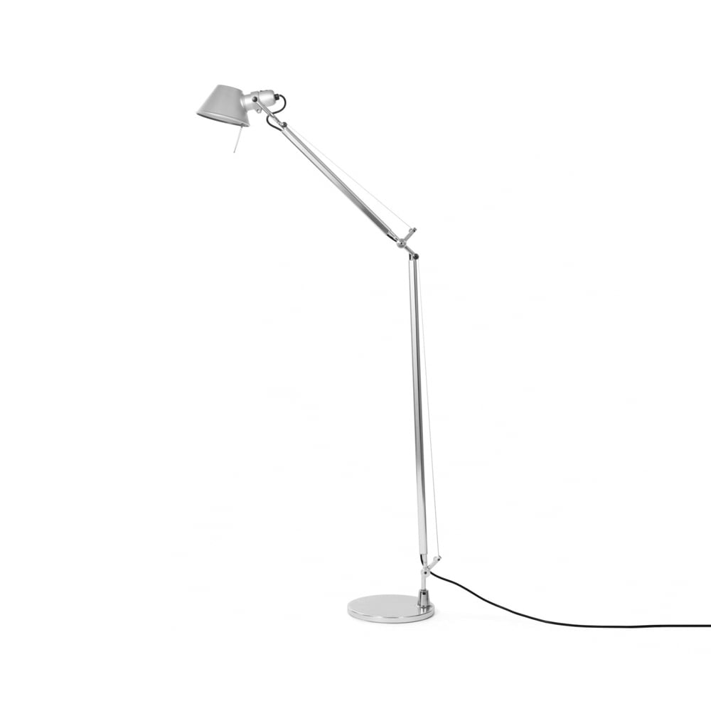 Artemide Tolomeo Reading -lattiavalaisin E27 alumiini