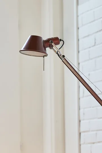 Tolomeo Reading lattiavalaisin E27 special edition - Brown metallic - Lampunjalka - Artemide