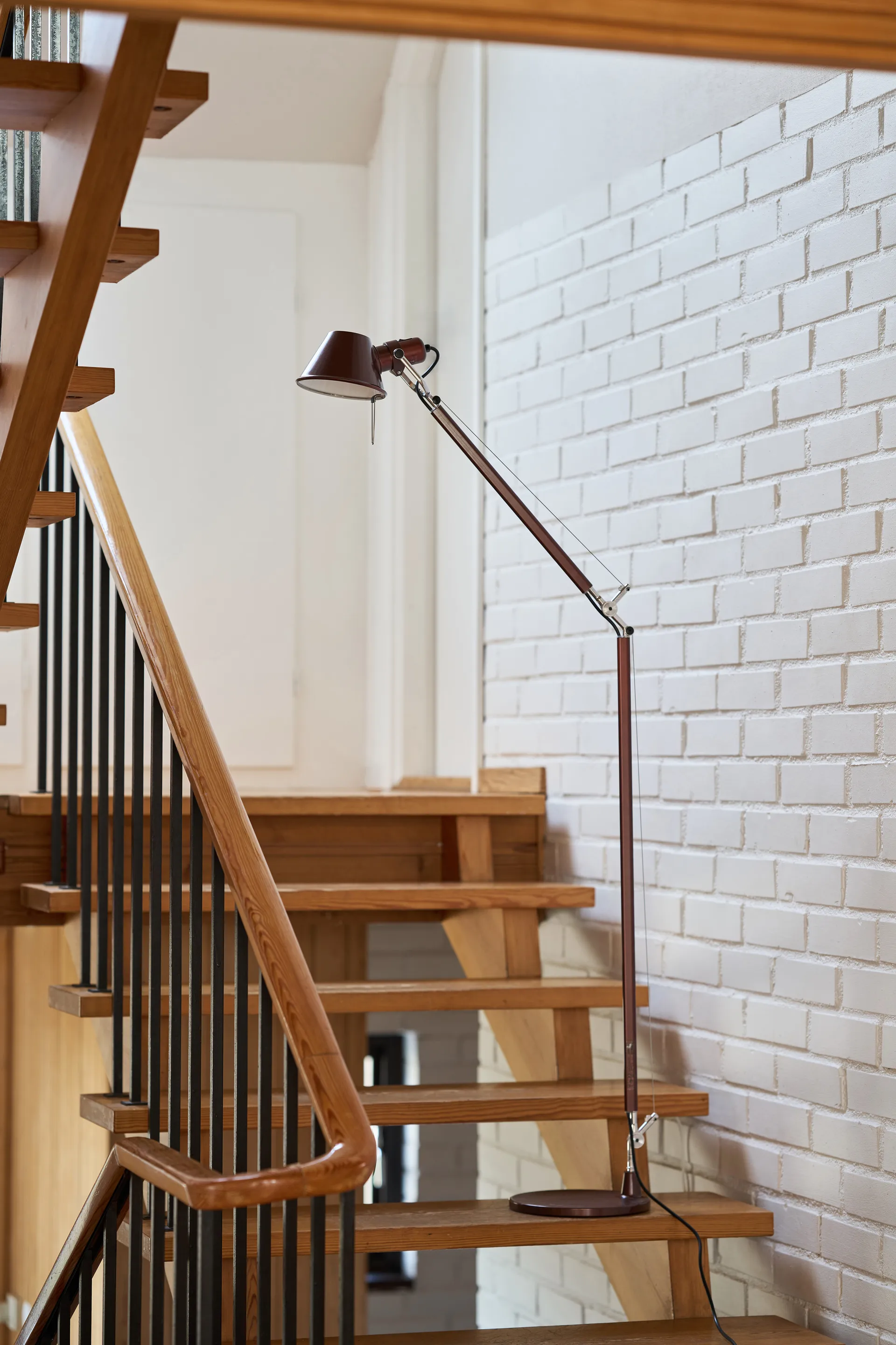 Tolomeo Reading lattiavalaisin E27 special edition - Brown metallic, Lampunjalka Artemide