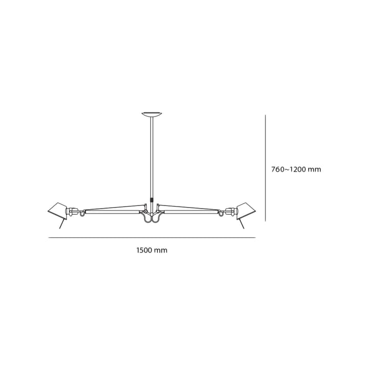 Tolomeo riippuvalaisin - alumiini - Artemide