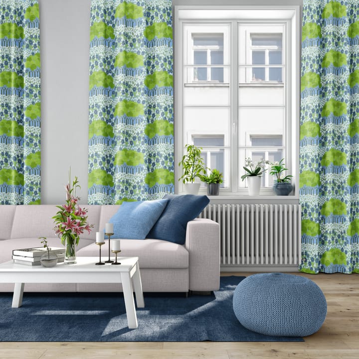 Allé kangas, Vihreä-sininen Arvidssons Textil