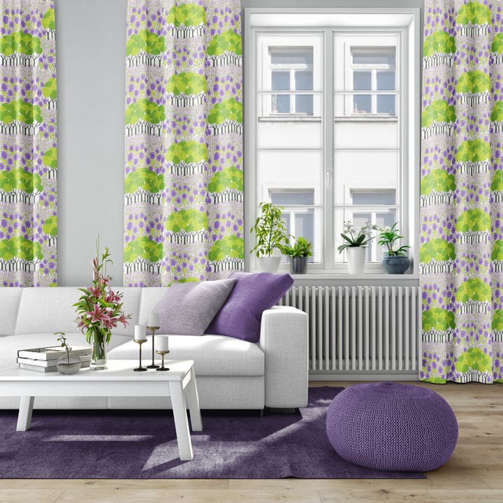 Allé kangas, Vihreä-violetti Arvidssons Textil