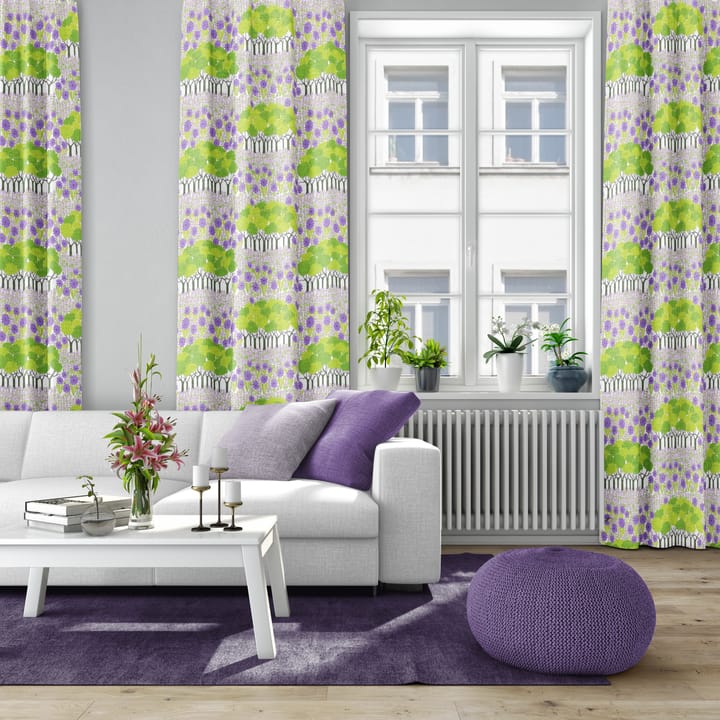Allé kangas - Vihreä-violetti - Arvidssons Textil