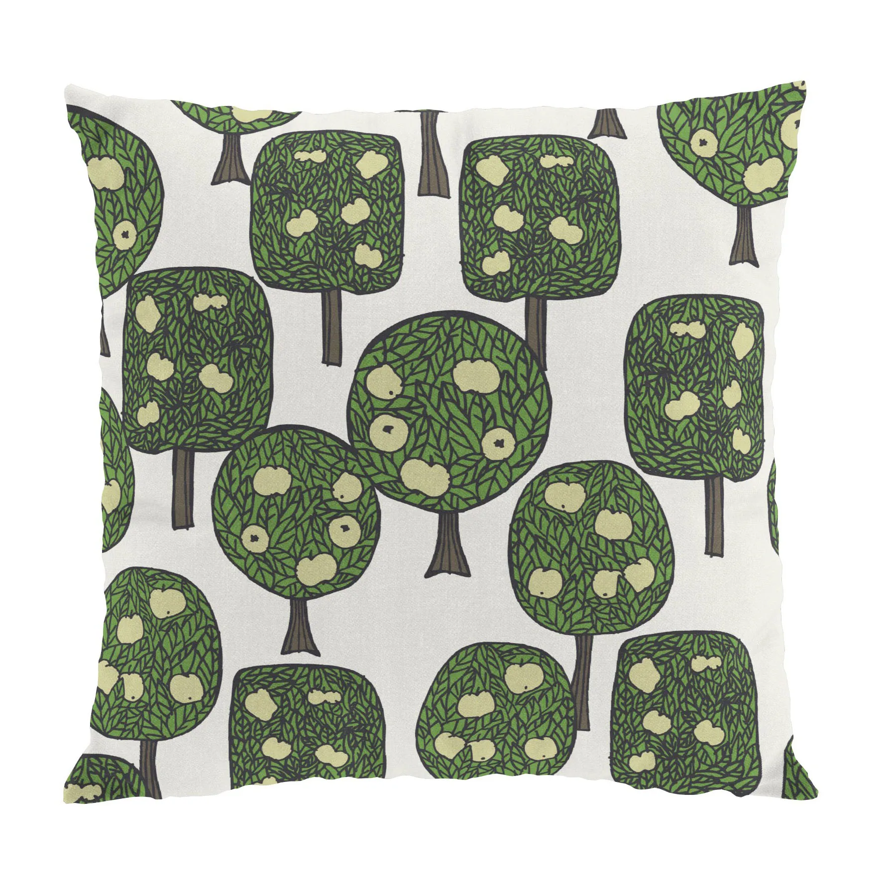 Äppelskogen tyynynpäällinen 47 x 47 cm, Vaaleanvihreä Arvidssons Textil