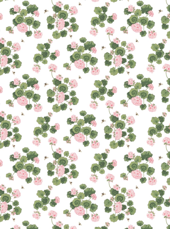 Astrid kangas - Vaaleanpunainen-vihreä - Arvidssons Textil