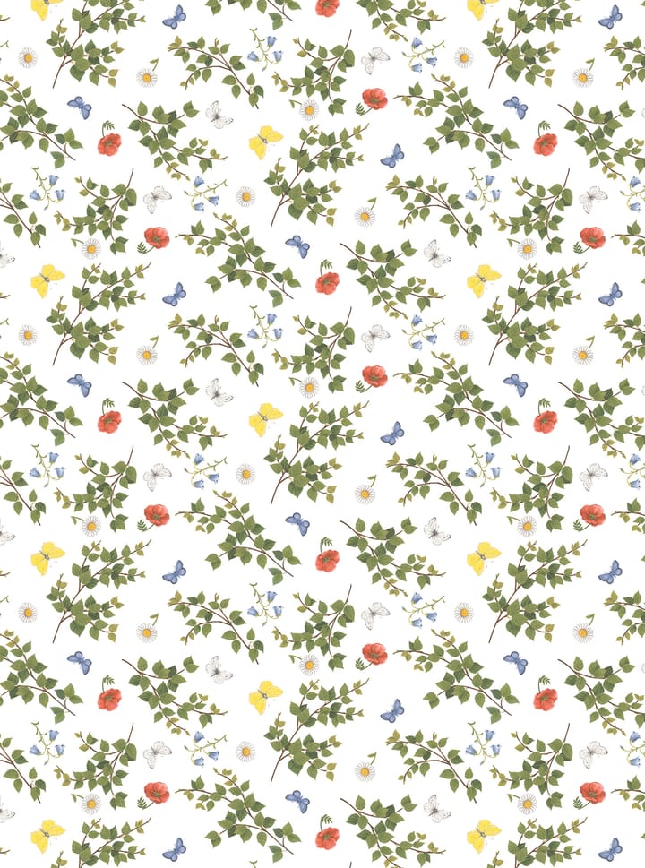 Björkäng vahaliina - Vihreä-monivärinen - Arvidssons Textil