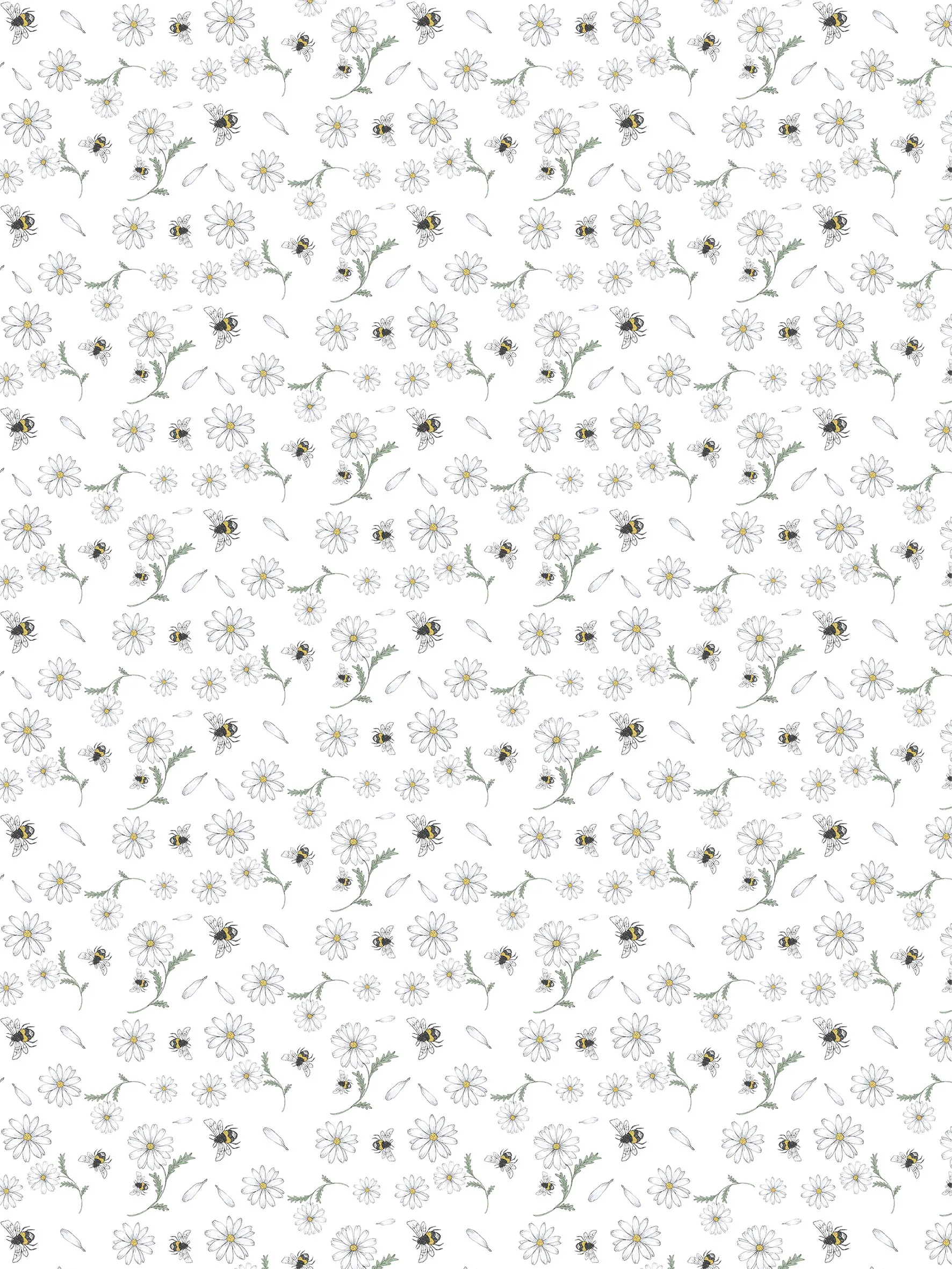 Blomstersurr kangas, Beige Arvidssons Textil