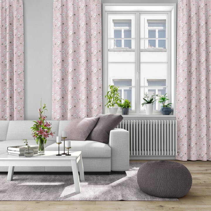 Blomstersurr kangas, Vaaleanpunainen Arvidssons Textil
