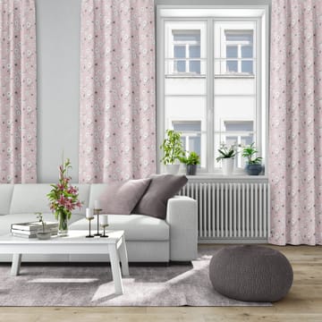 Blomstersurr kangas - Vaaleanpunainen - Arvidssons Textil