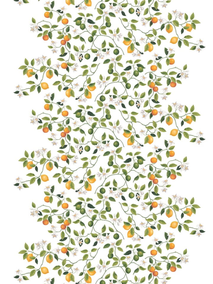 Citrusträdet kangas - Vihreä-vihreä - Arvidssons Textil