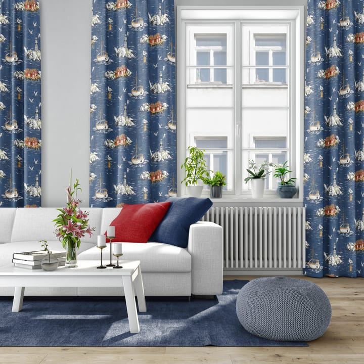 Fiskeskär kangas, Sininen Arvidssons Textil