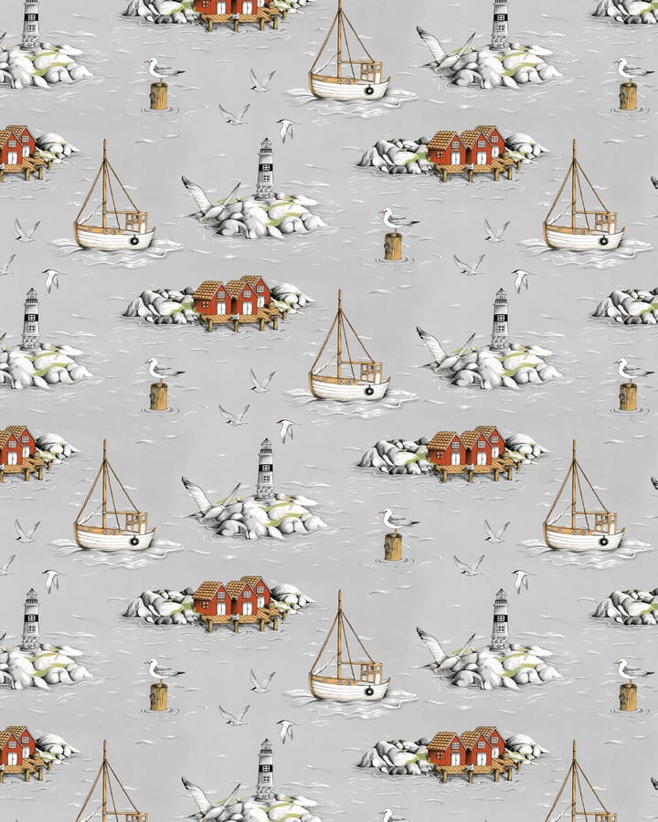 Fiskeskär vahakangas - Harmaa - Arvidssons Textil