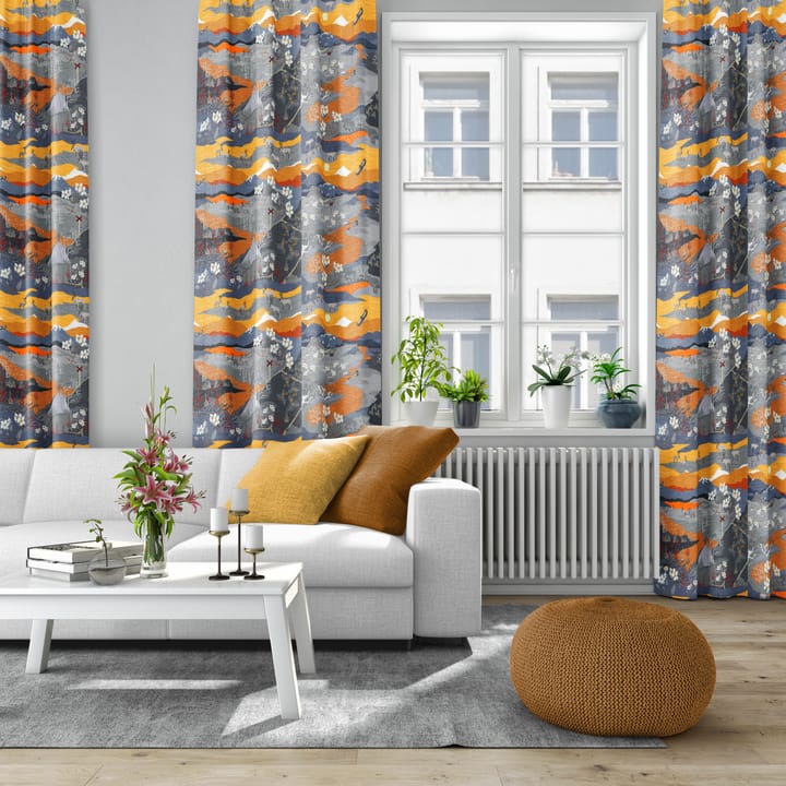 Fjällvandring kangas - Orange - Arvidssons Textil