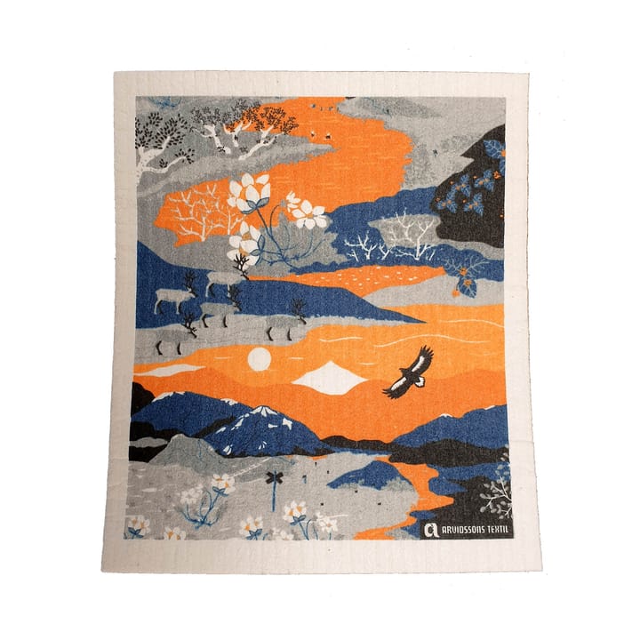 Fjällvandring tiskirätti - Oranssi - Arvidssons Textil