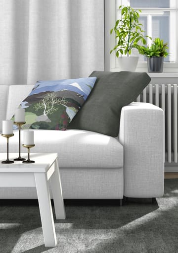 Fjällvandring tyynynpäällinen 47x47 cm - Sini-vihreä - Arvidssons Textil