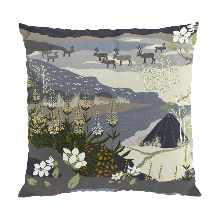 Fjällvandring tyynynpäällinen 47x47 cm - Sininen - Arvidssons Textil