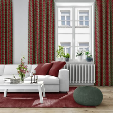Granen kangas - Punainen-vihreä - Arvidssons Textil