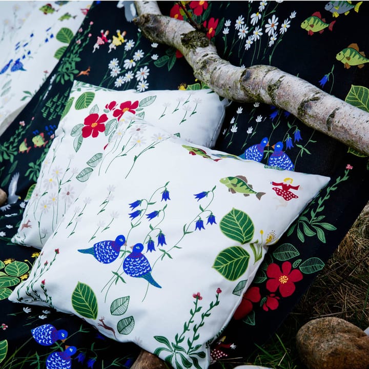 Himlajorden kangas, musta Arvidssons Textil