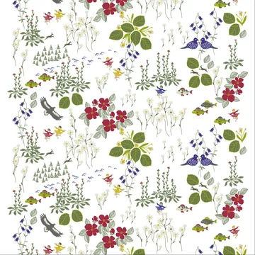 Himlajorden kangas - valkoinen - Arvidssons Textil