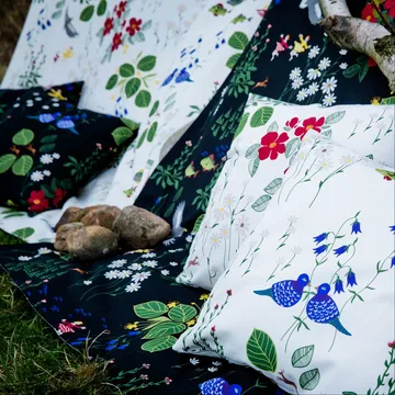 Himlajorden kangas - valkoinen - Arvidssons Textil