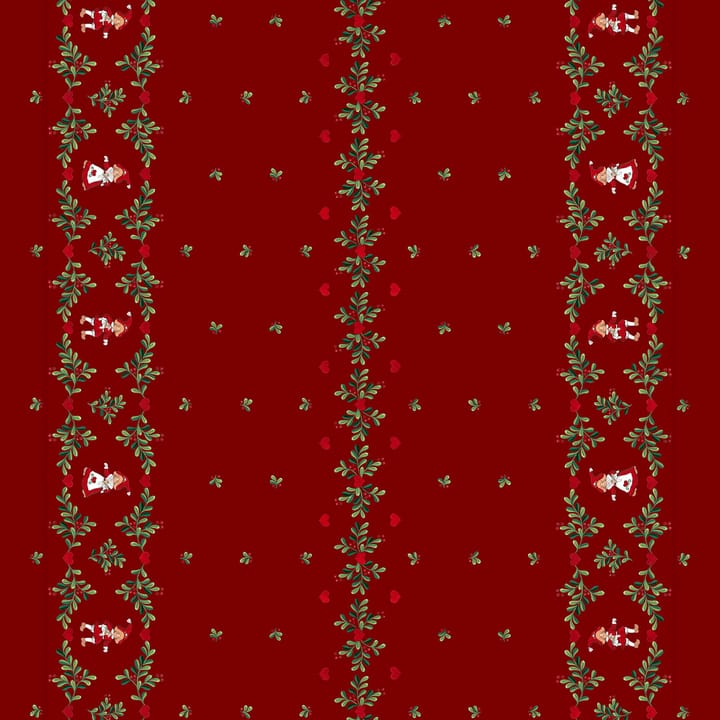 Hjärtans jul -boordivahaliina - Punainen - Arvidssons Textil