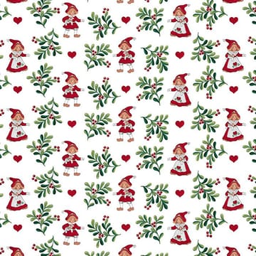 Hjärtans jul -kangas - Off white - Arvidssons Textil