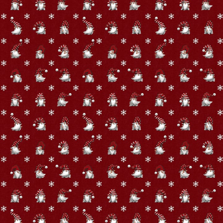 Julian och Co. -joulukangas - Punainen - Arvidssons Textil