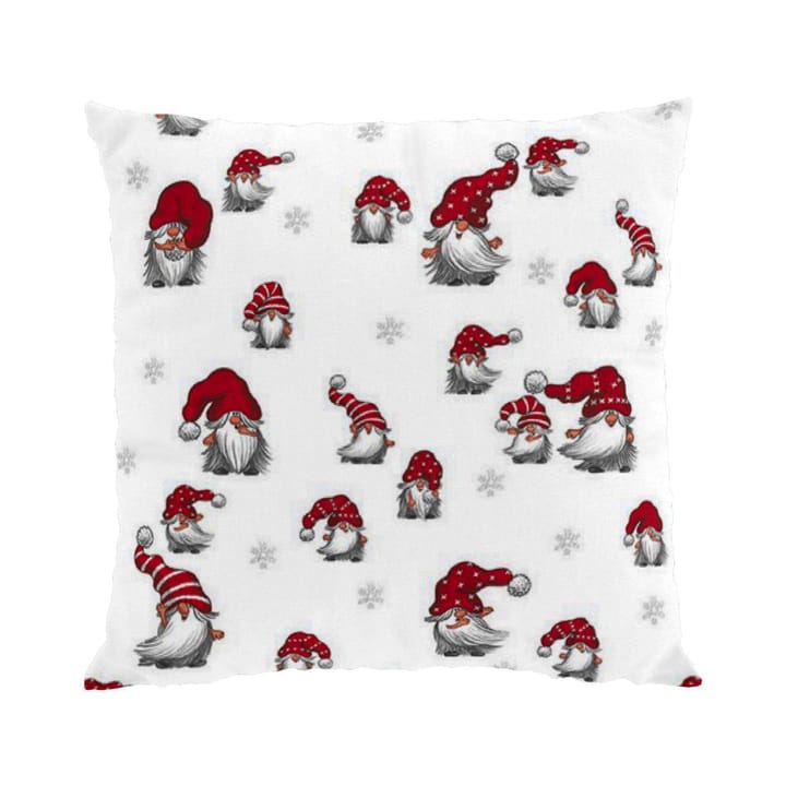 Julian tyynynpäällinen 47x47 cm - Off white-punainen - Arvidssons Textil