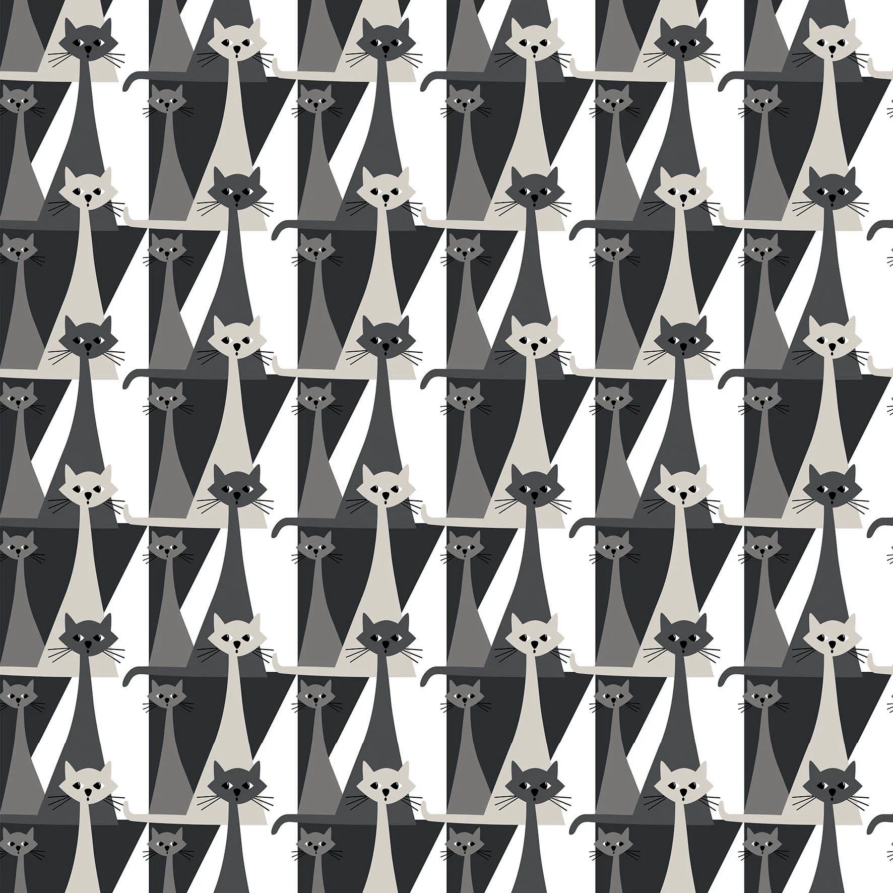 Kitty kangas, Harmaa Arvidssons Textil