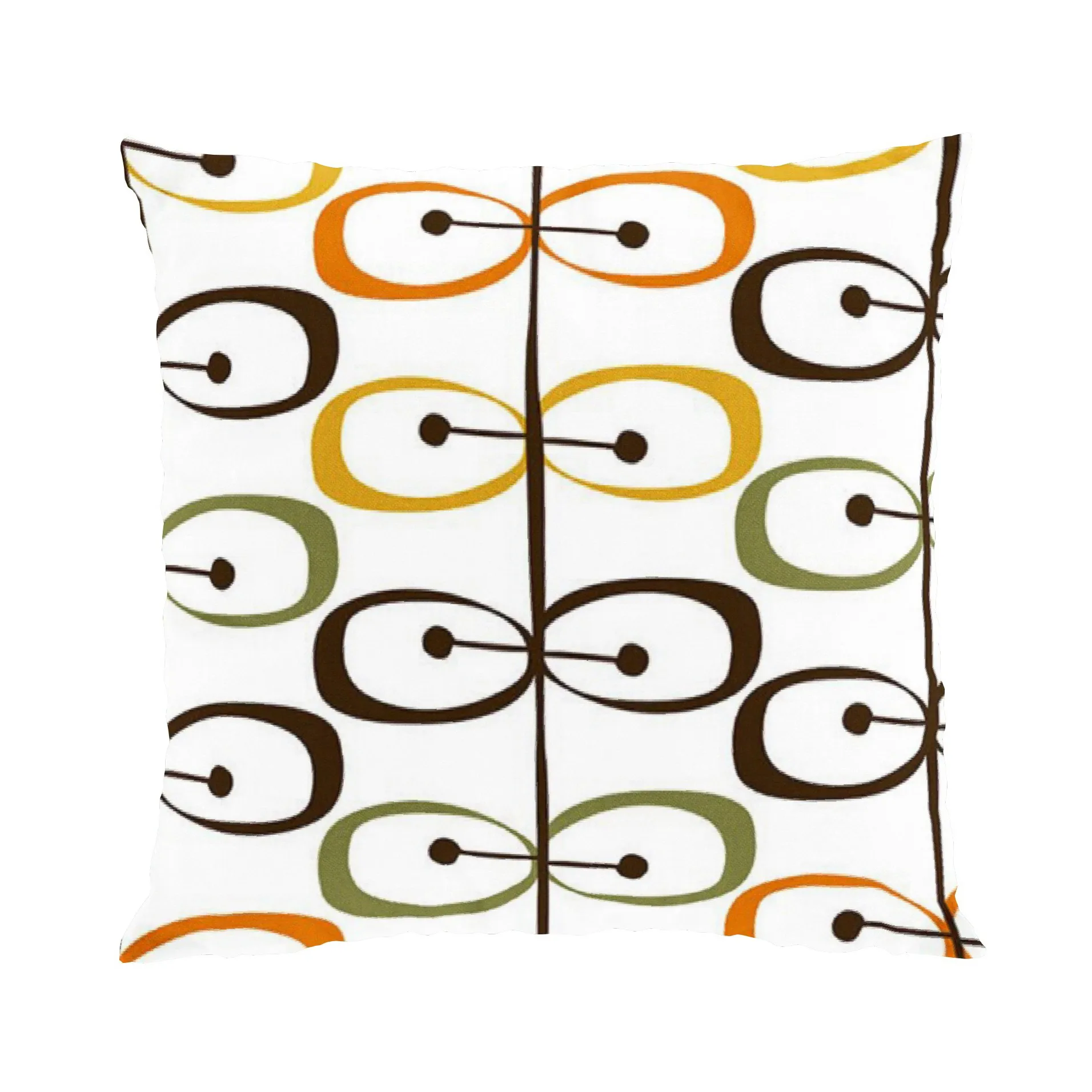 Kiwi tyynynpäällinen 47x47 cm, Keltainen-oranssi Arvidssons Textil