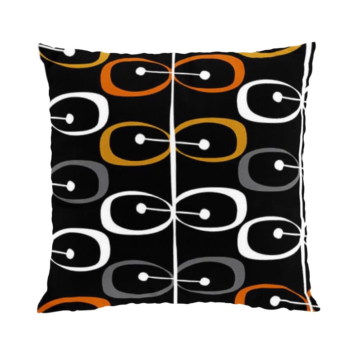 Kiwi tyynynpäällinen 47x47 cm - Musta-ruoste - Arvidssons Textil