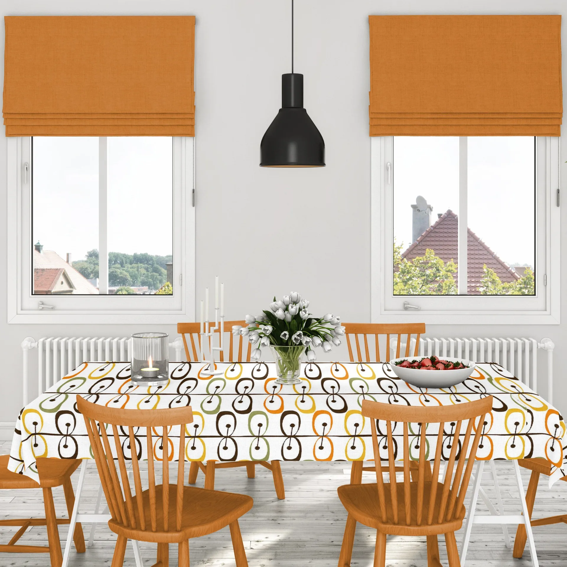 Kiwi vahaliina, Keltainen-oranssi Arvidssons Textil