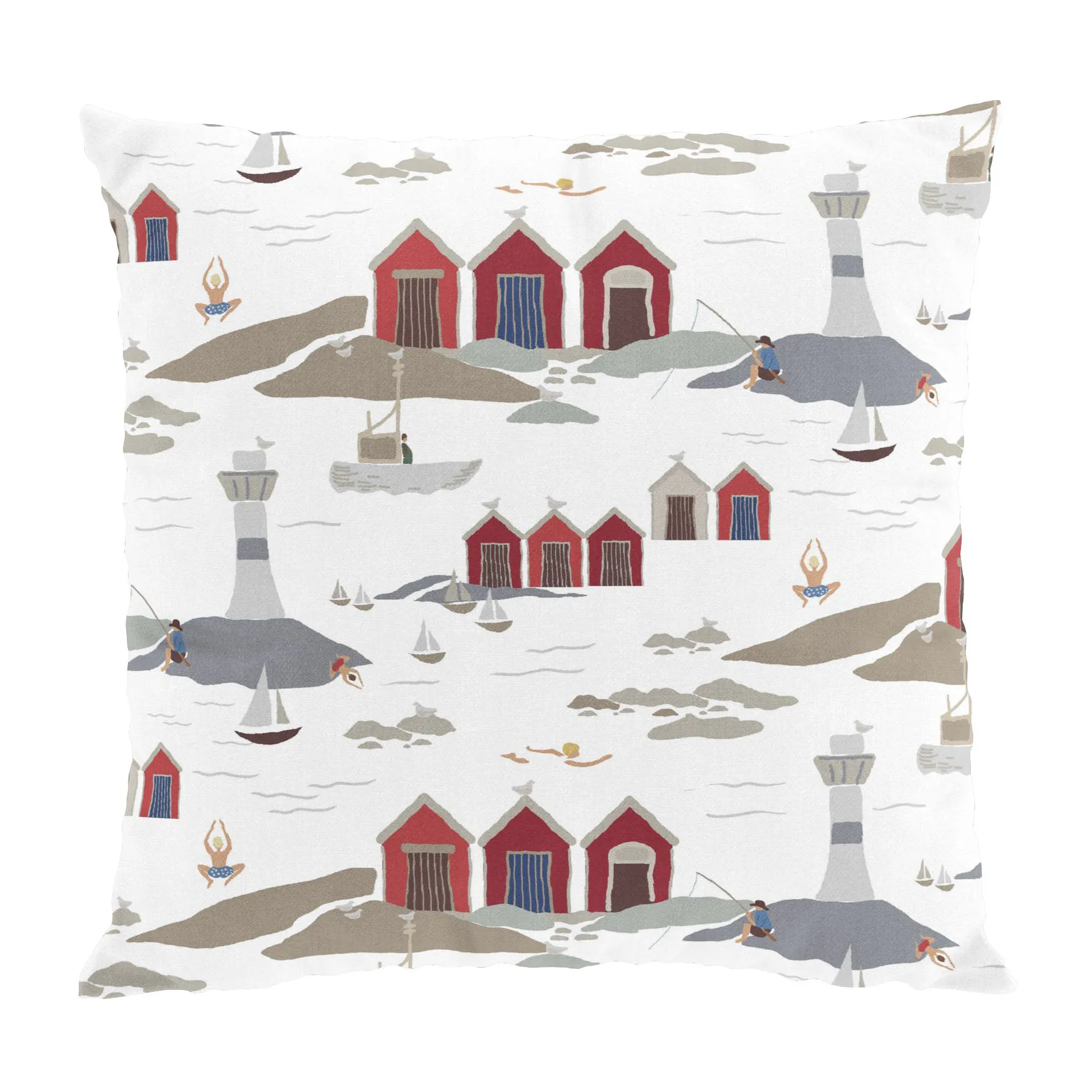 Kust tyynynpäällinen 47 x 47 cm, Valkoinen Arvidssons Textil