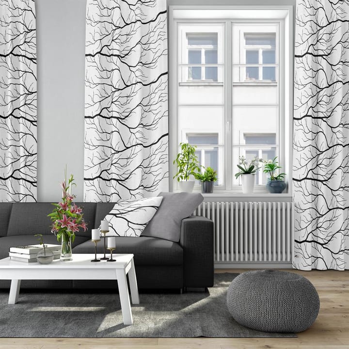 Kvisten tyynynpäällinen, musta-valkoinen Arvidssons Textil