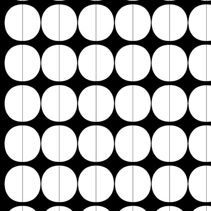 Lane kangas, valkoiset ympyrät Arvidssons Textil