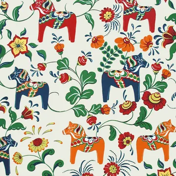 Leksand kangas - beige - Arvidssons Textil