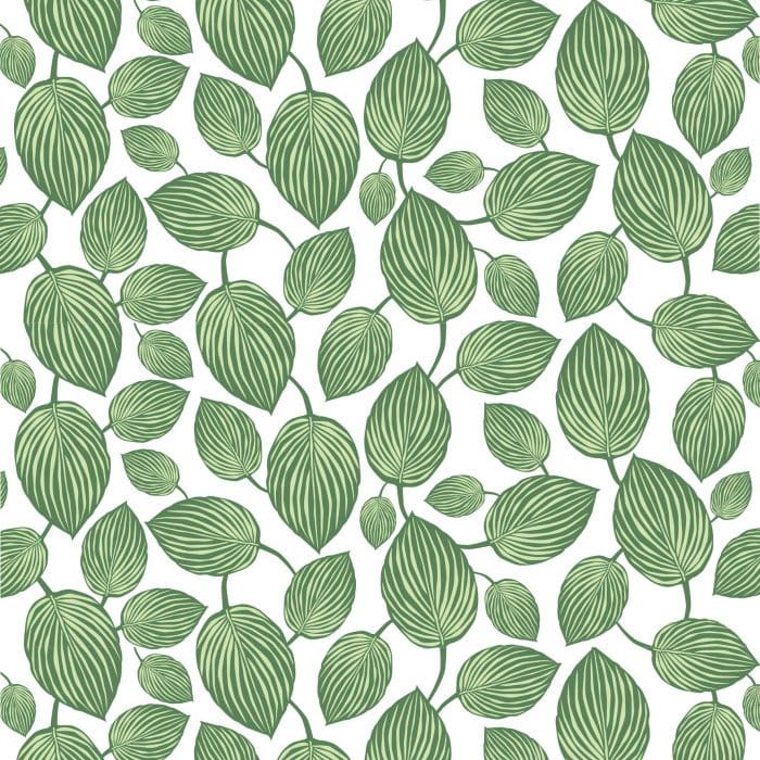 Lyckans blad kangas - vihreä - Arvidssons Textil