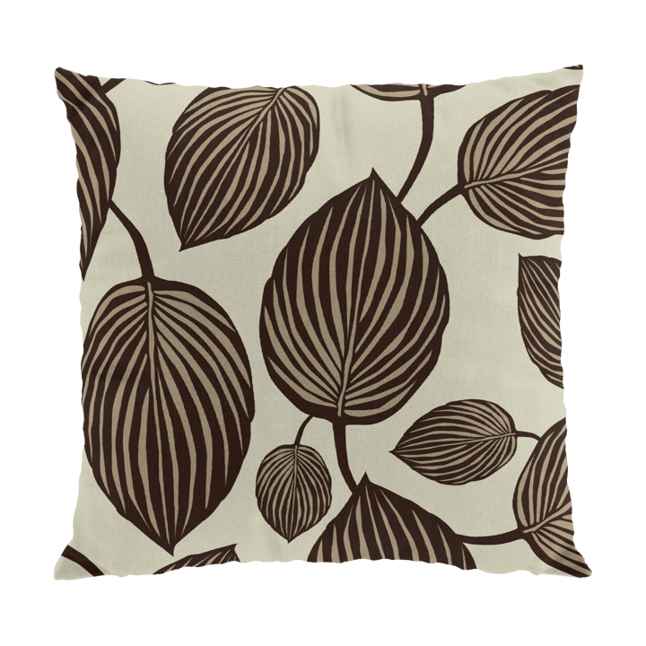 Lyckans blad tyynynpäällinen 45x45 cm - Ruskea - Arvidssons Textil