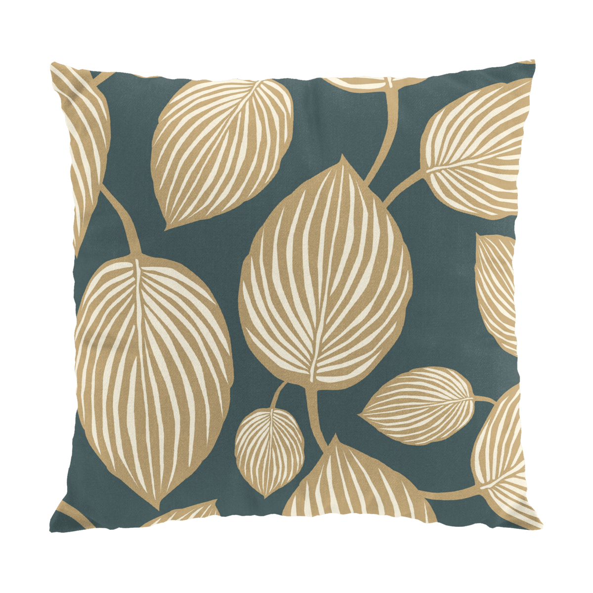 Arvidssons Textil Lyckans blad tyynynpäällinen 45×45 cm Turkoosi