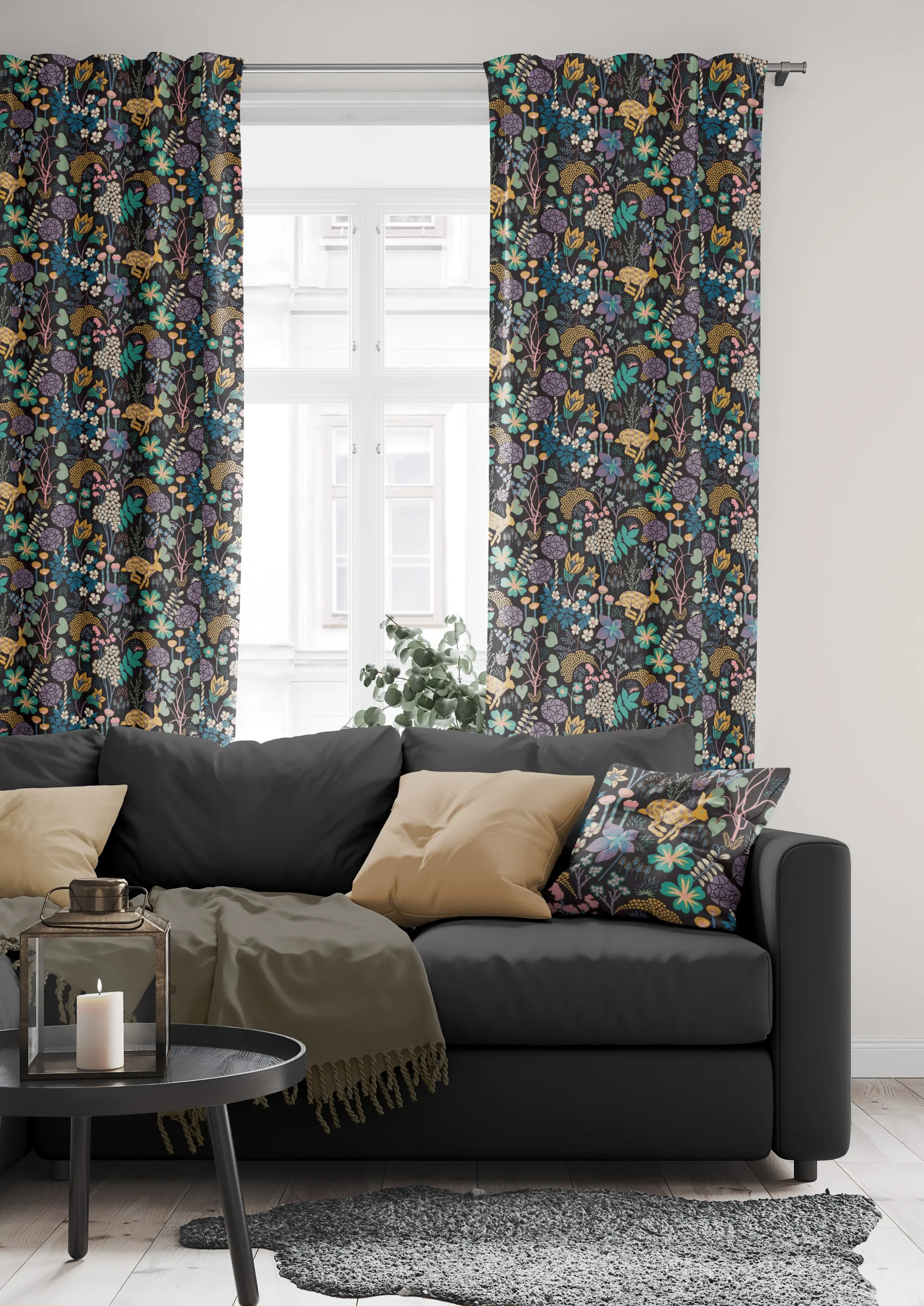 Lyckeflykt kangas, Musta Arvidssons Textil