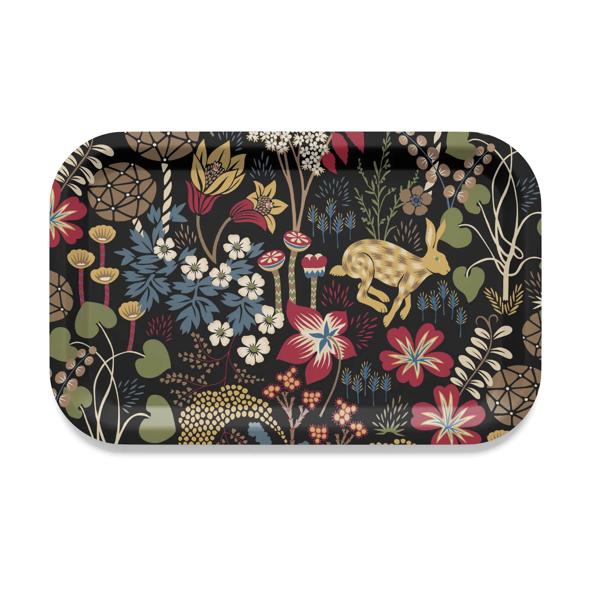 Lyckeflykt tarjotin 21 x 33 cm, Punaruskea Arvidssons Textil