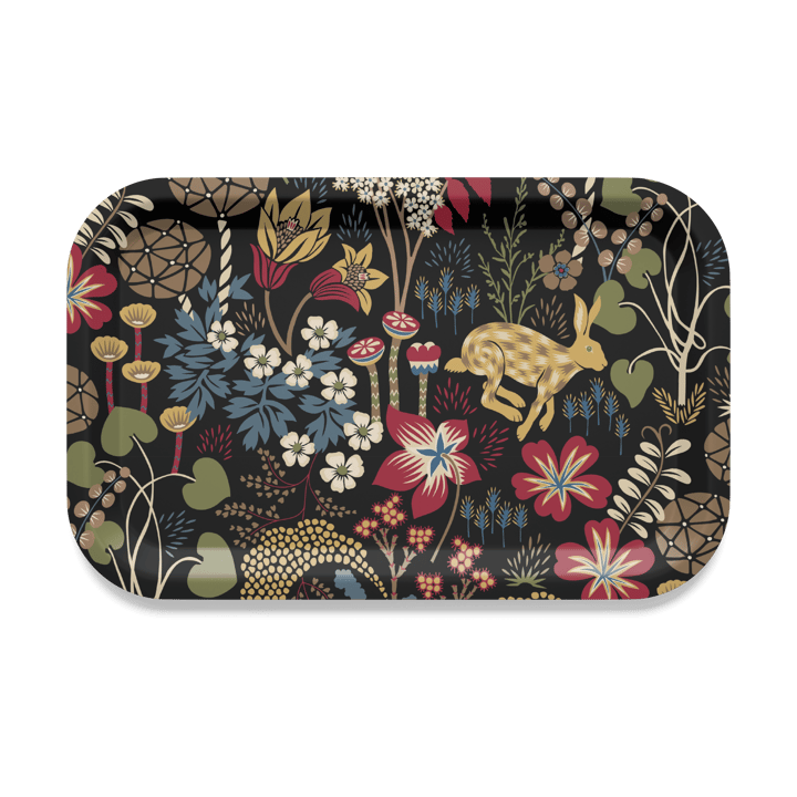 Lyckeflykt tarjotin 21 x 33 cm - Punaruskea - Arvidssons Textil