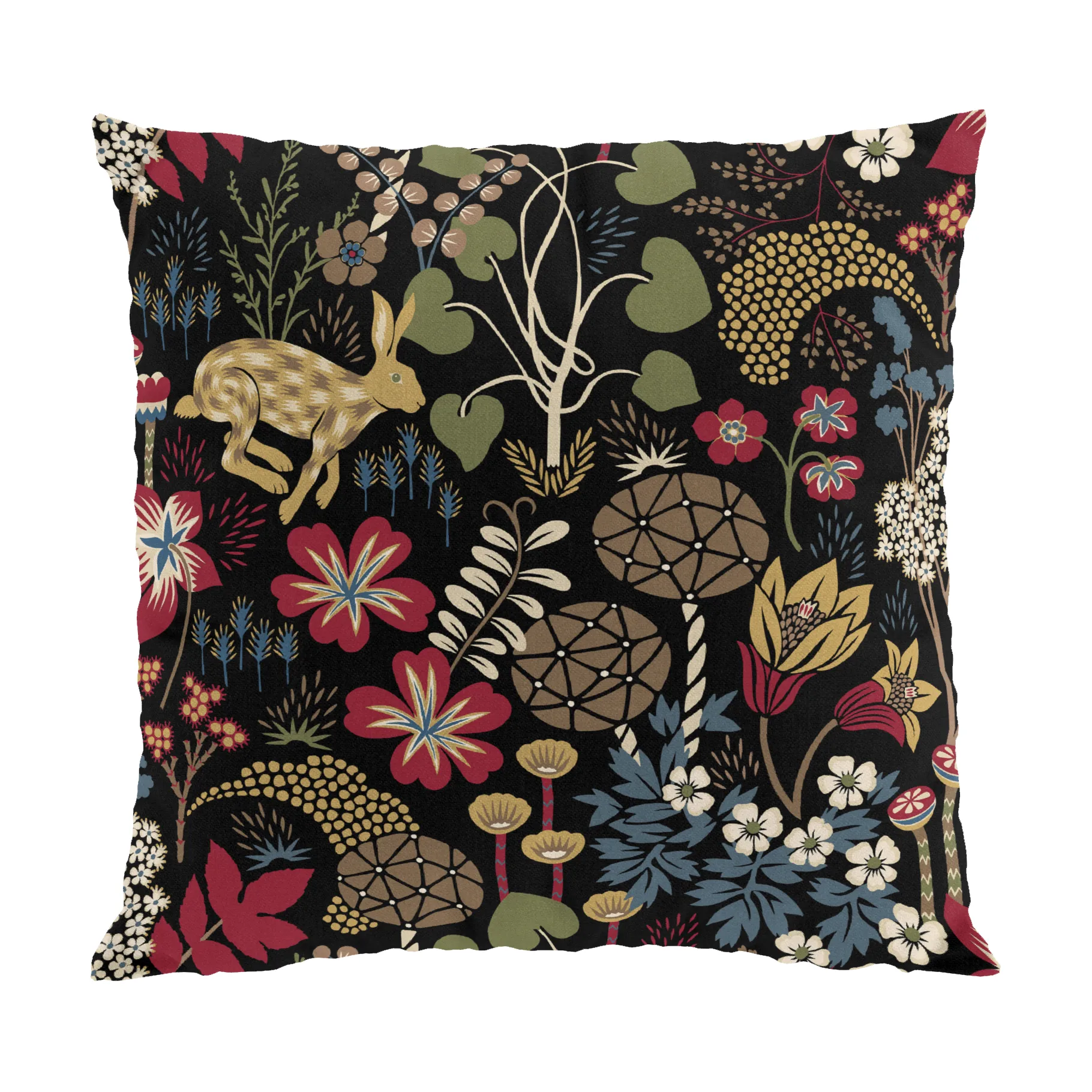 Lyckeflykt tyynynpäällinen 47 x 47 cm, Punaruskea Arvidssons Textil